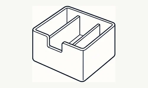 Storage box with dividers